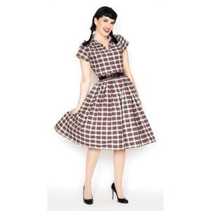 Bernie Dexter Plaid Kelly dress